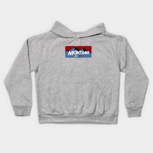 Montana Mountains Kids Hoodie